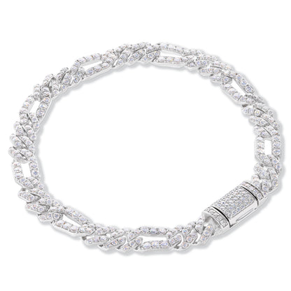 Iced Link Bracelet Hip Hop Statement Jewelry CZBHX0460
