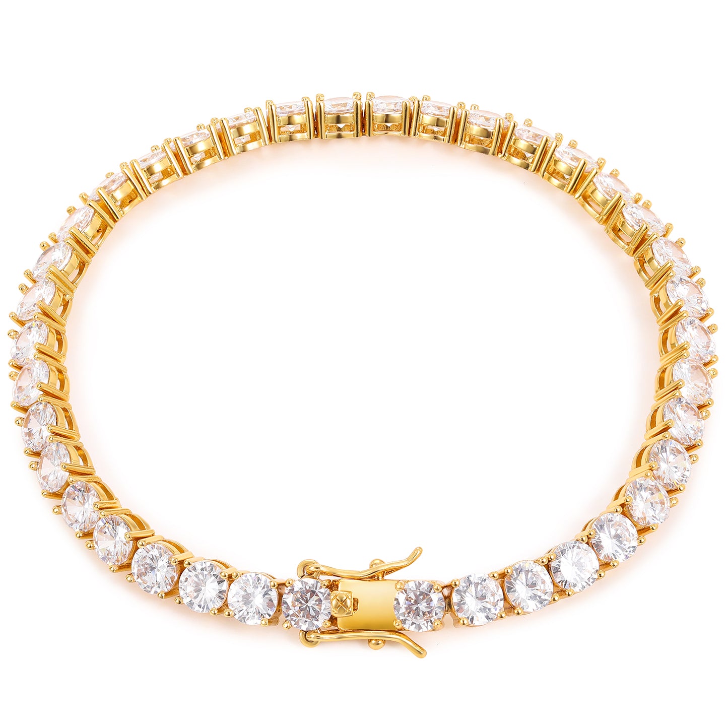 925 Silver Moissanite 5mm Tennis Bracelet TQB0004