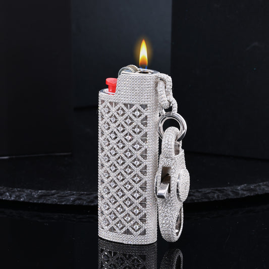 Iced Out Lighter Case Hip Hop Diamond Style Cover CZLCO001