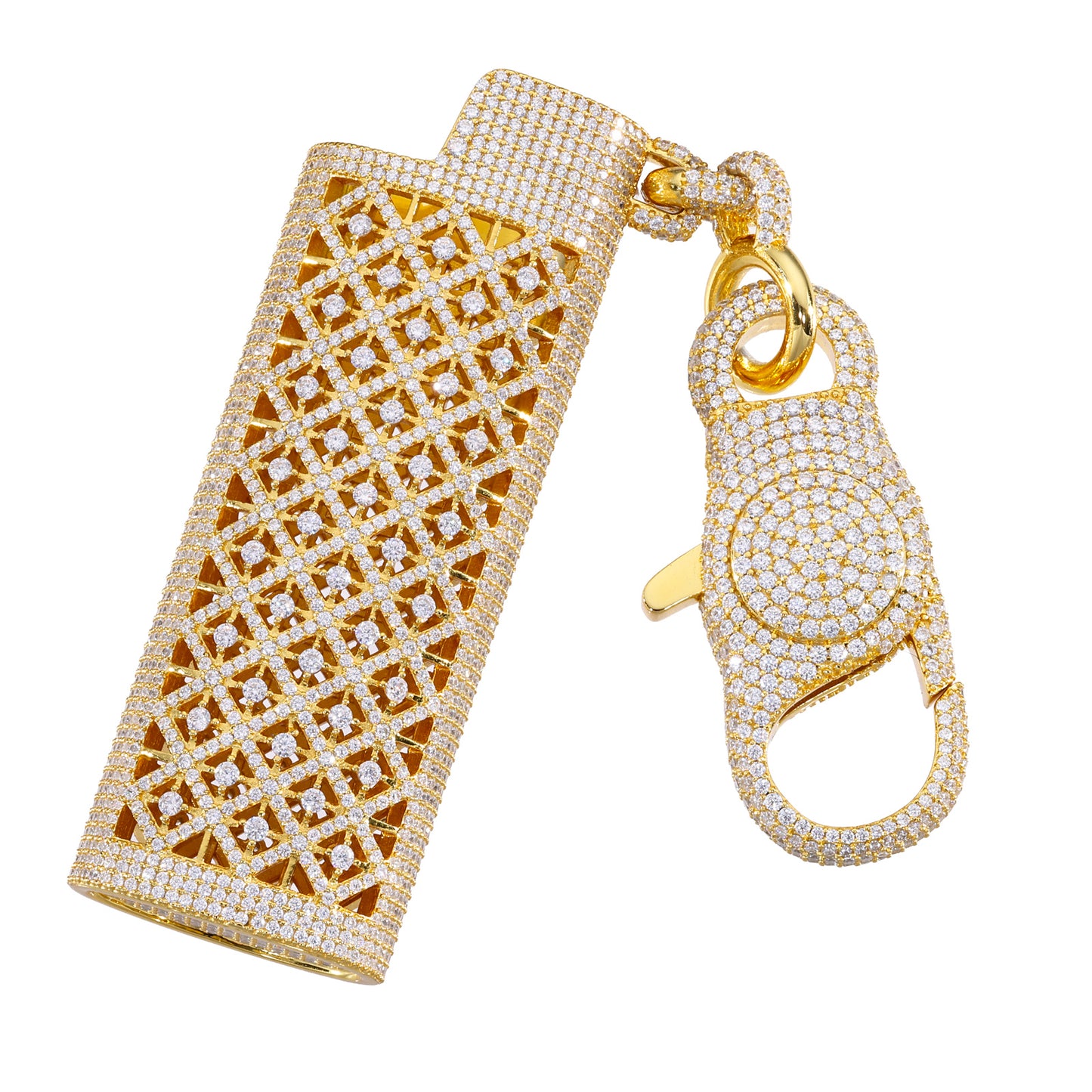 Iced Out Lighter Case Hip Hop Diamond Style Cover CZLCO001