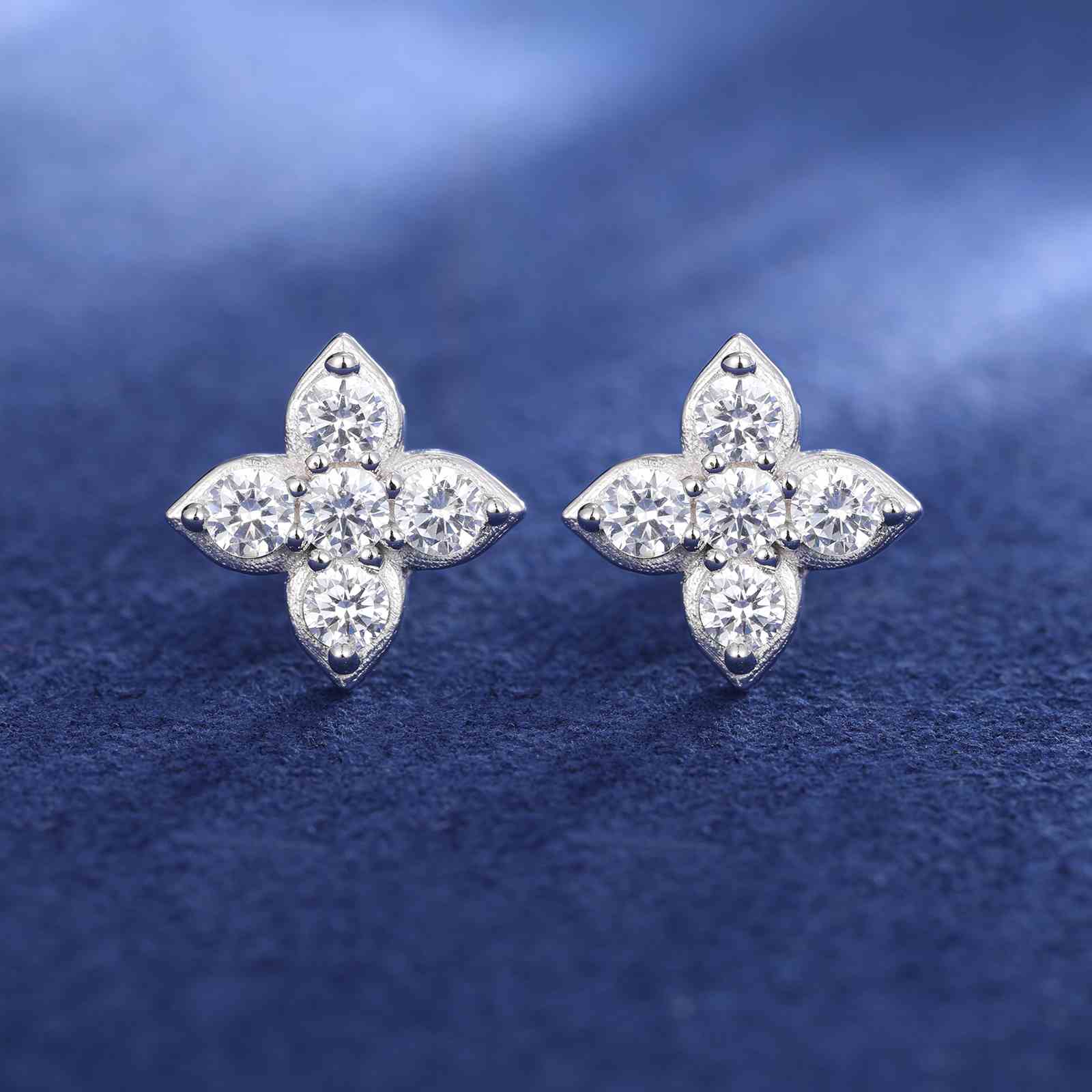 Four Leaf Clover Stud Earrings