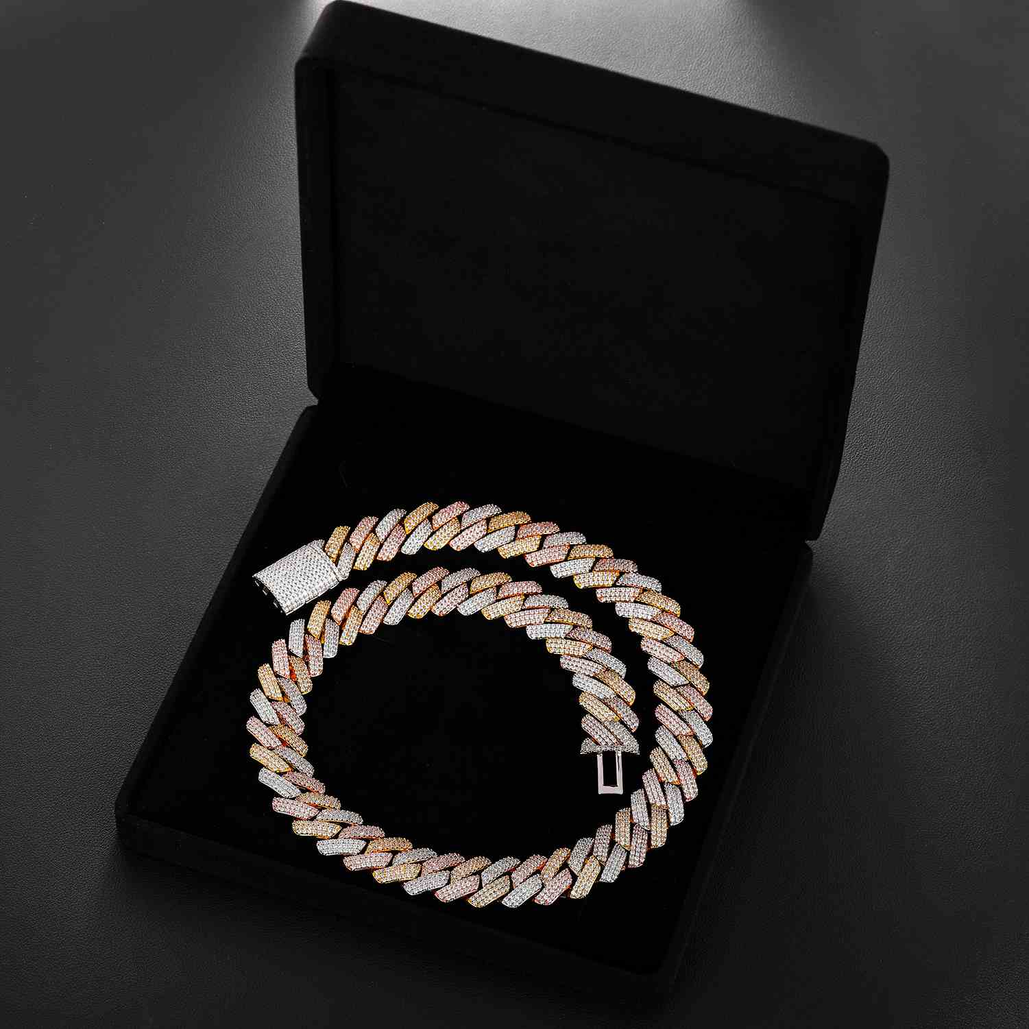 20mm 3 Rows Cuban Necklace