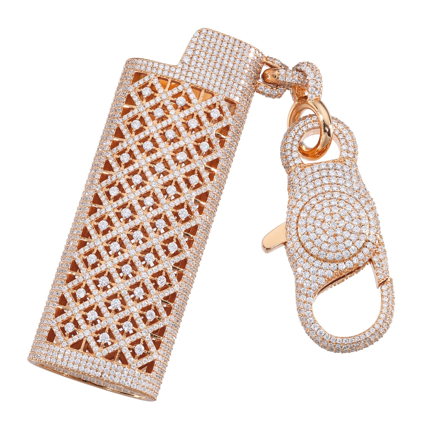 Iced Out Lighter Case Hip Hop Diamond Style Cover CZLCO001