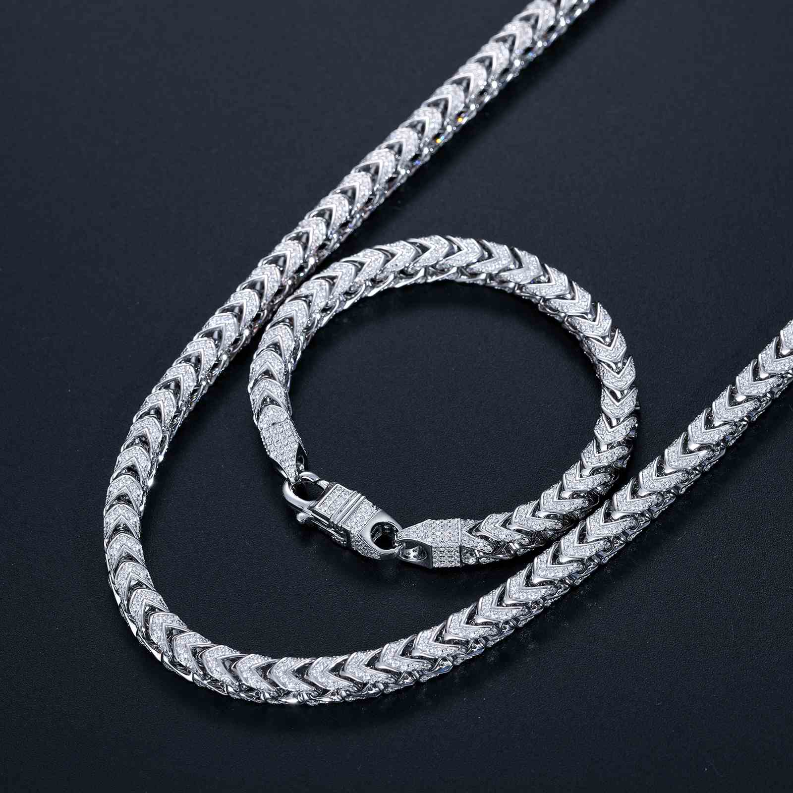 6mm 8mm Franco Chain Necklace