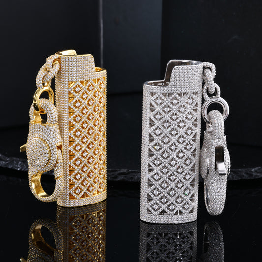 Iced Out Lighter Case Hip Hop Diamond Style Cover CZLCO001