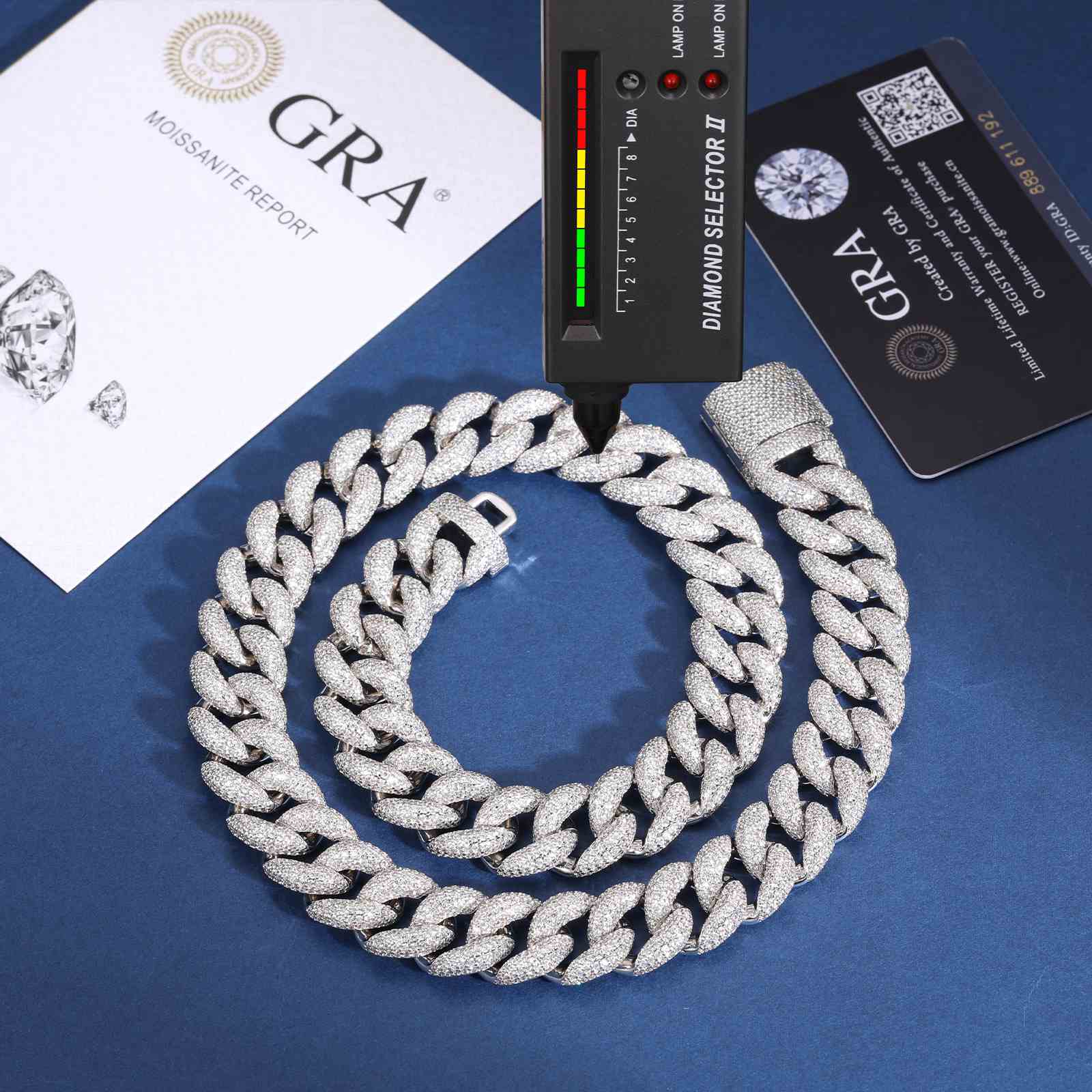 16mm 2 Rows Cuban Link Chain Necklace