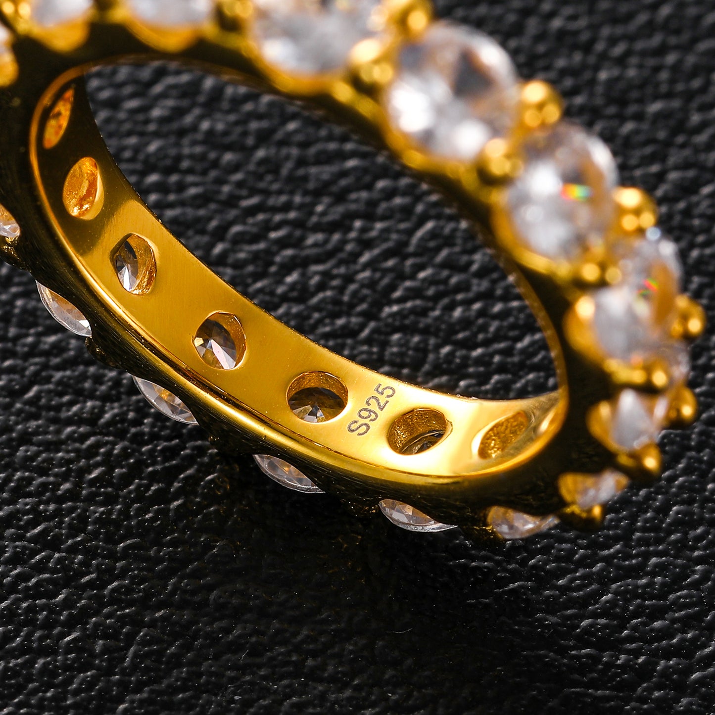 925 Silver Moissanite Full Eternity Ring TQR0008