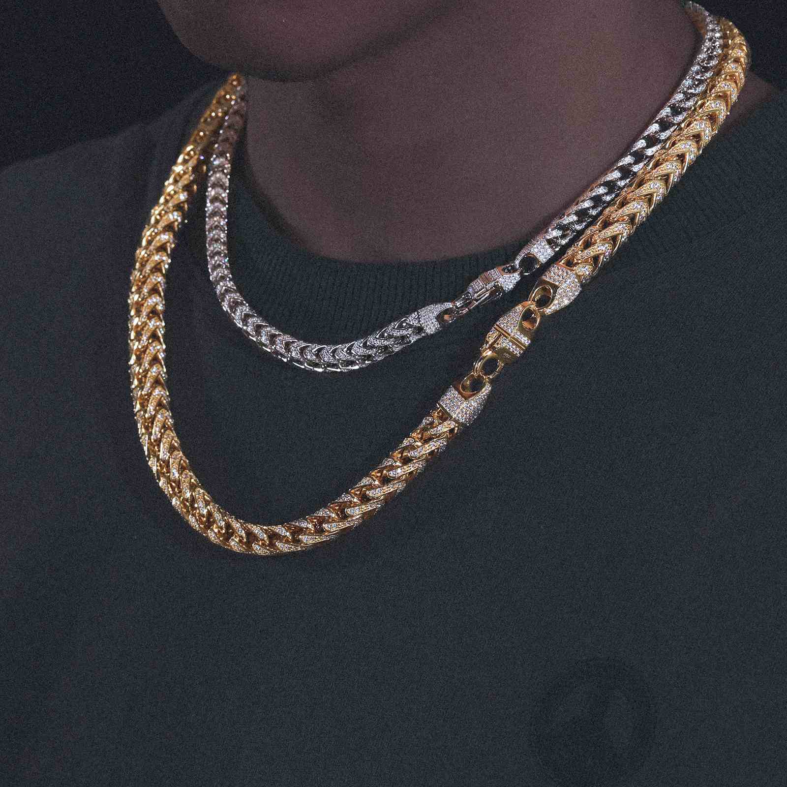 6mm 8mm Franco Chain Necklace