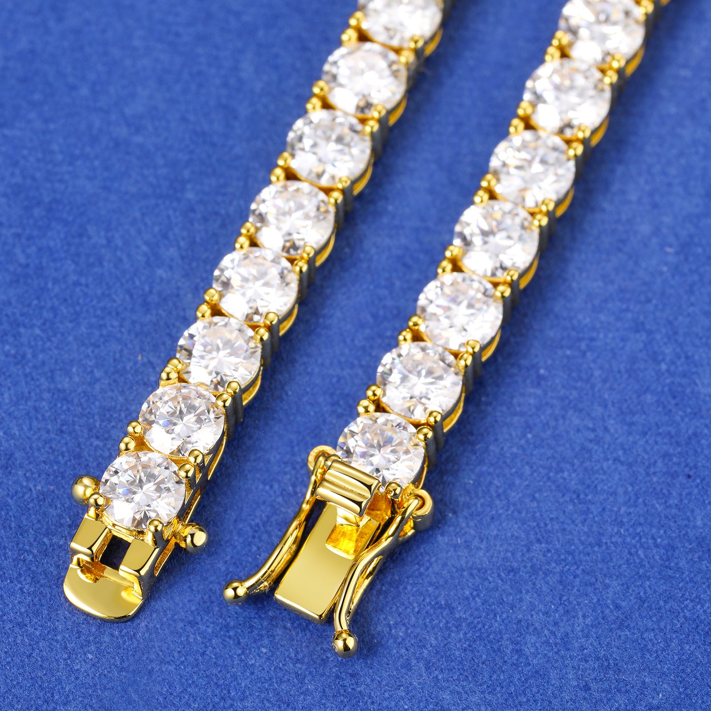 925 Silver Moissanite 3mm Tennis Bracelet TQB0002