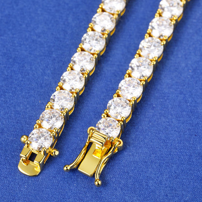 925 Silver Moissanite 3mm Tennis Bracelet TQB0002