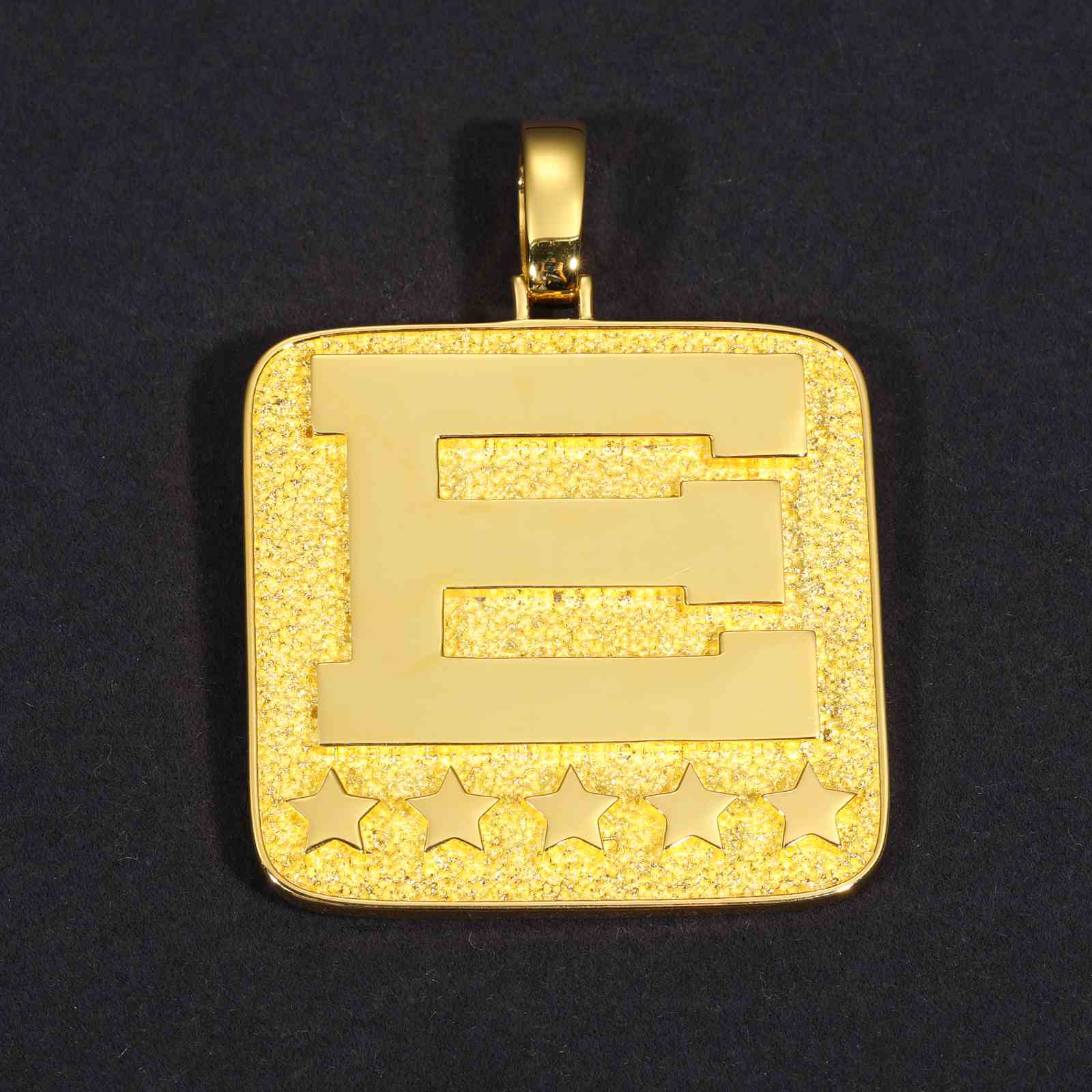 Letter E Star Pendant