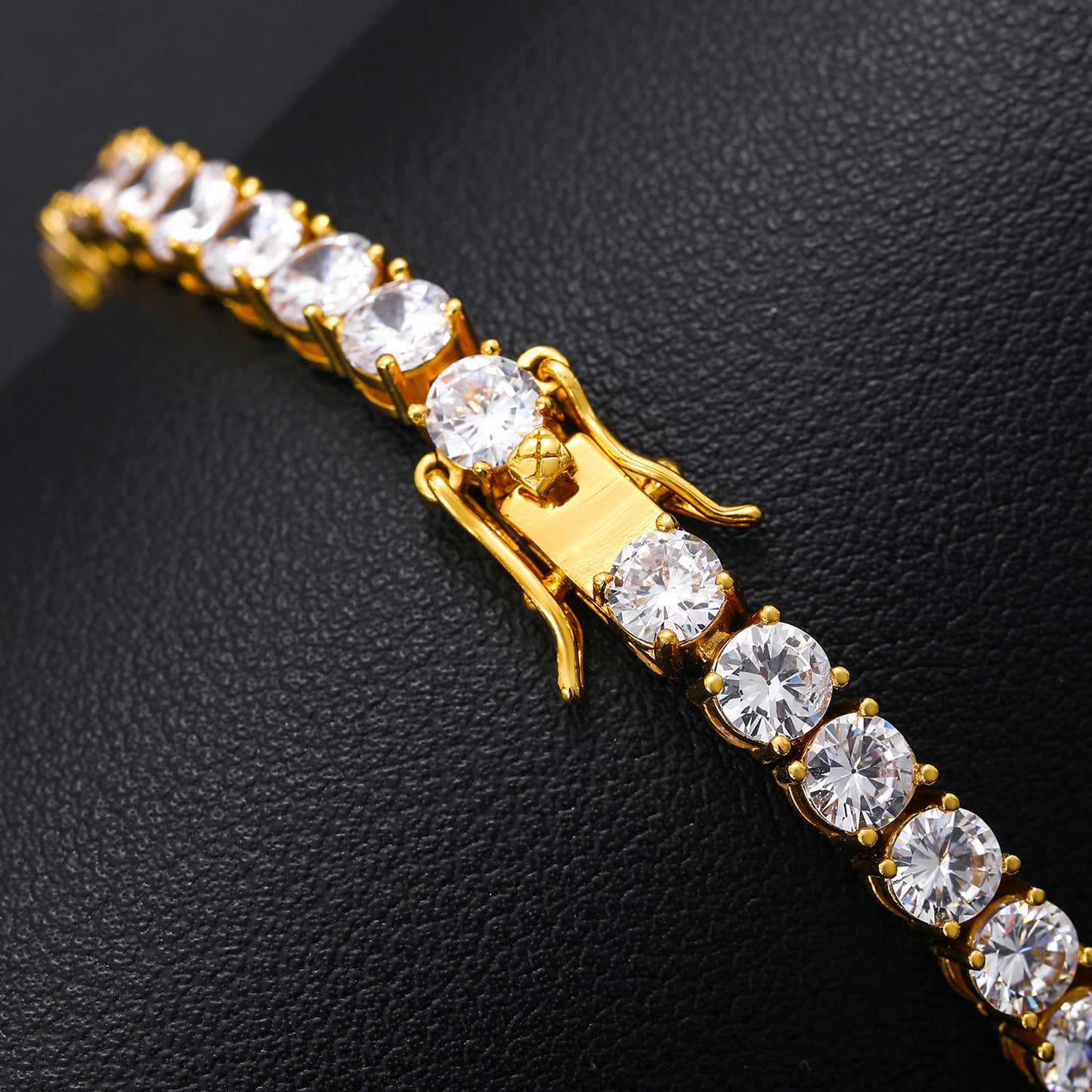 925 Silver Moissanite 5mm Tennis Bracelet TQB0004