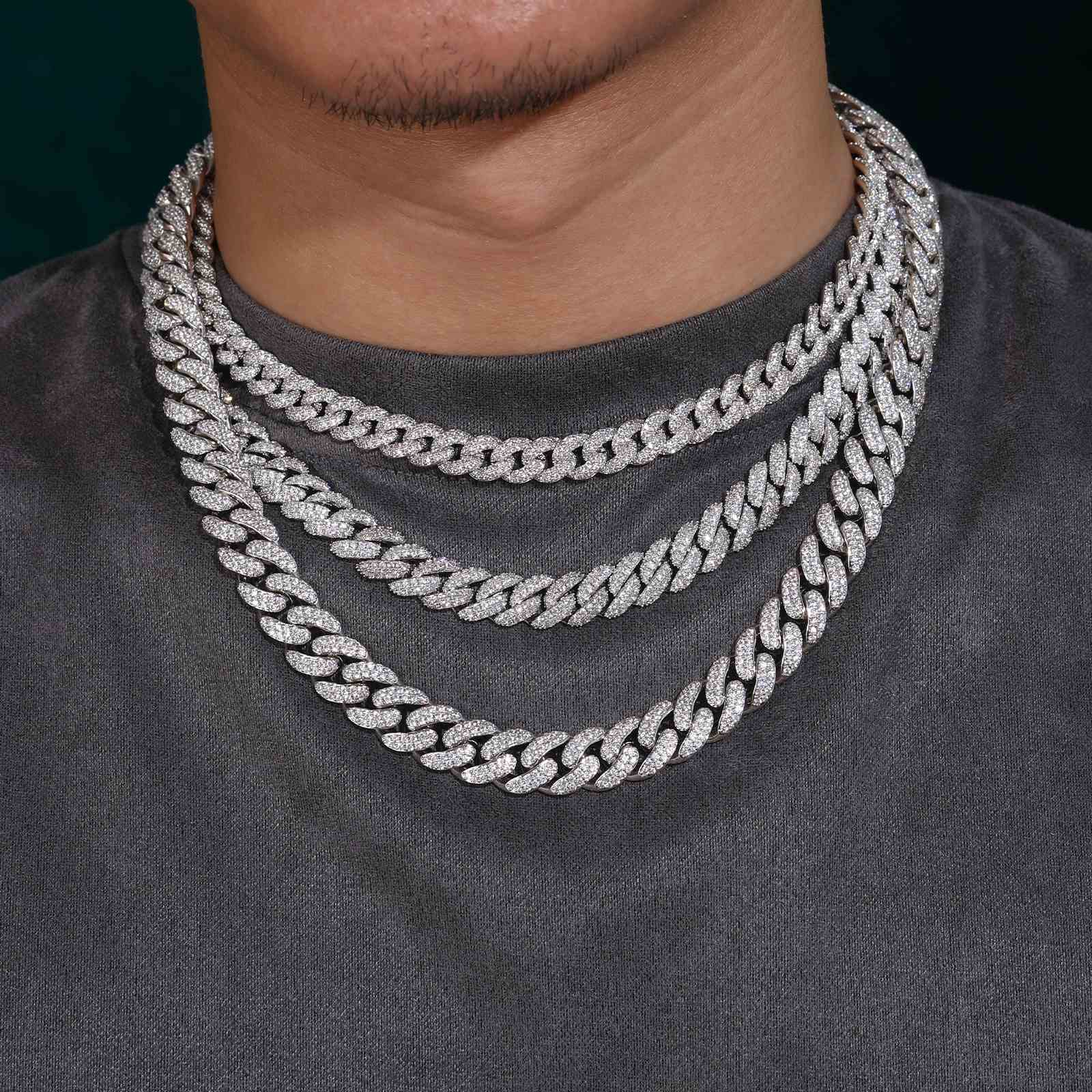 8mm Bubble Cuban Link Chain