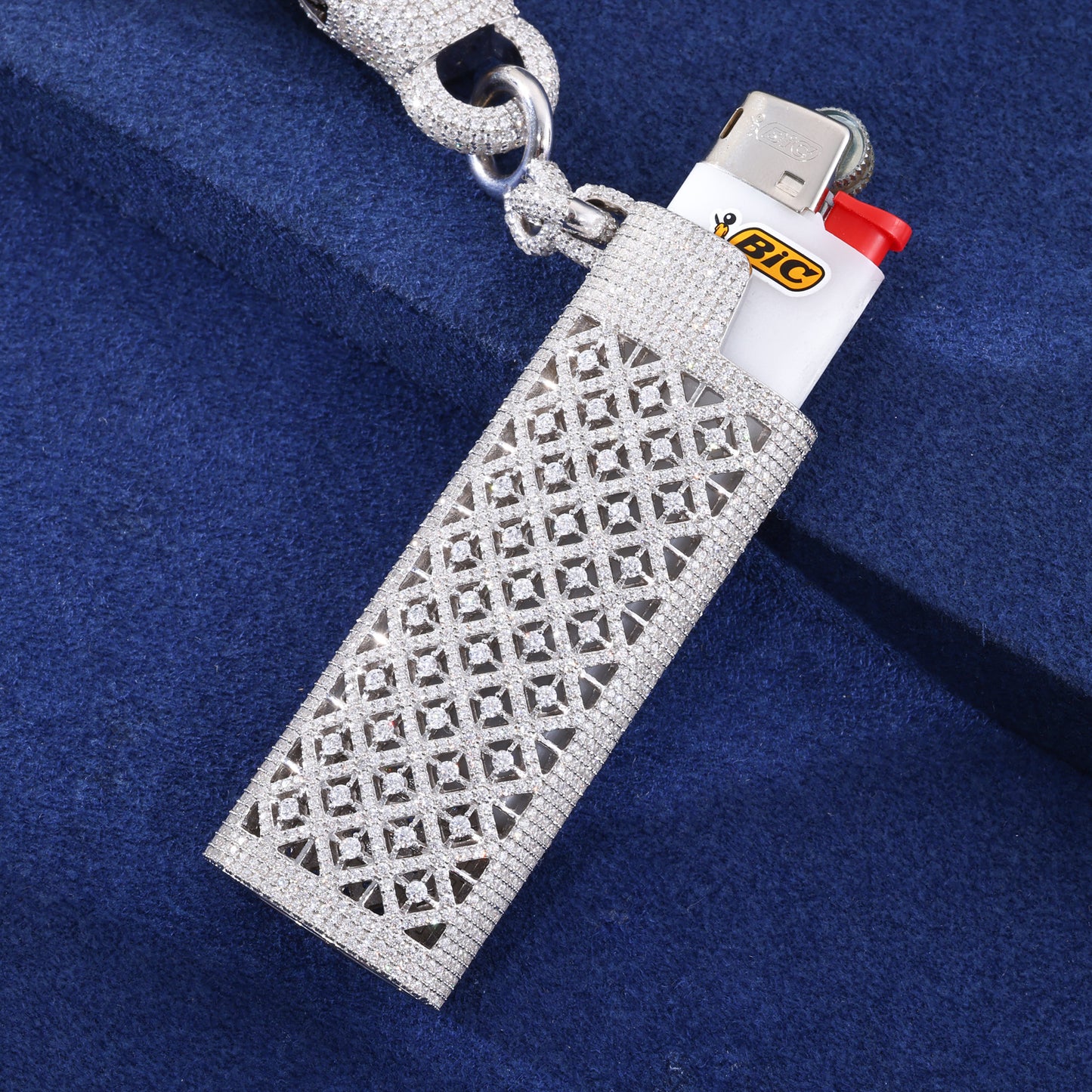 Iced Out Lighter Case Hip Hop Diamond Style Cover CZLCO001