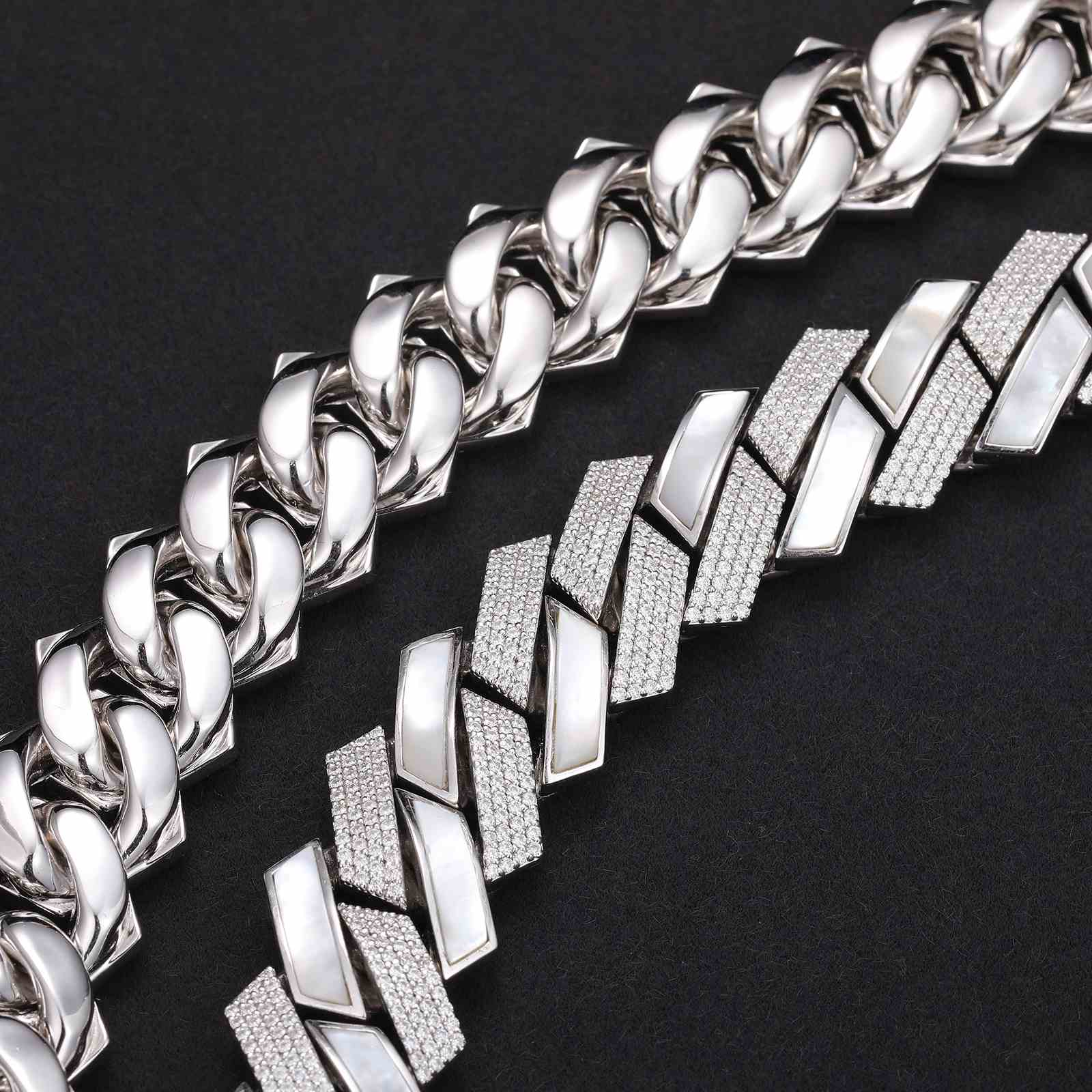 18mm Shell Cuban Link Chain