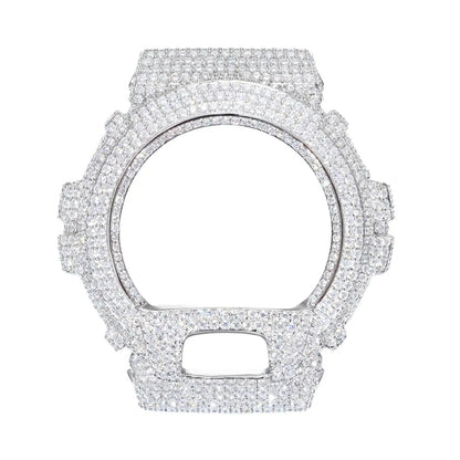 Iced Out Moissanite 925 Silver Watch Case for DW6900 TQW0001