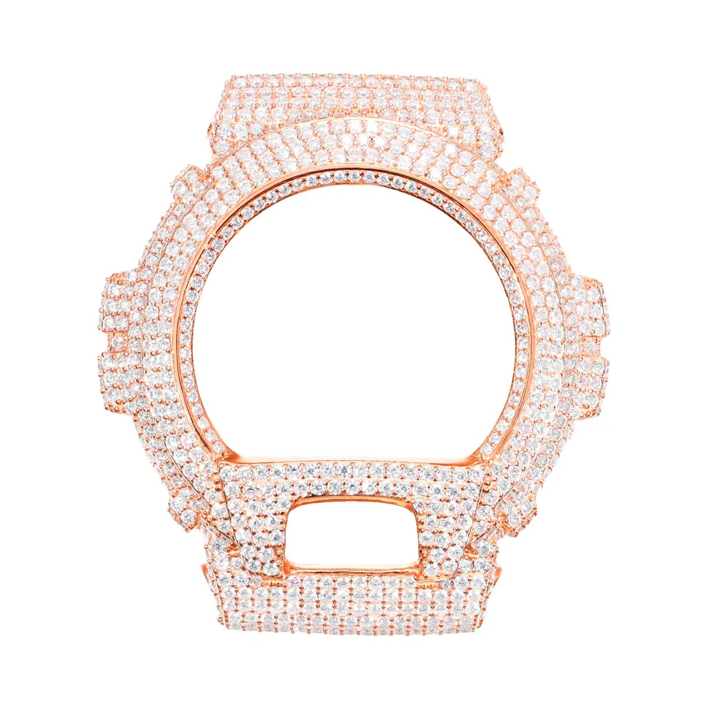 Iced Out Moissanite 925 Silver Watch Case for DW6900 TQW0001