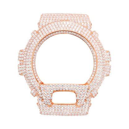 Iced Out Moissanite 925 Silver Watch Case for DW6900 TQW0001