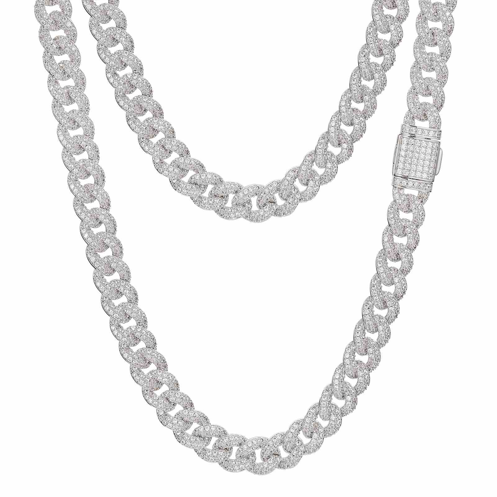 8mm Bubble Cuban Link Chain