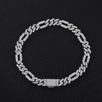 Iced Link Bracelet Hip Hop Statement Jewelry CZBHX0460