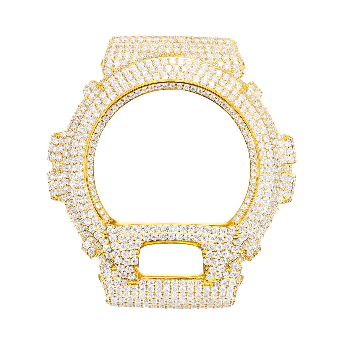 Iced Out Moissanite 925 Silver Watch Case for DW6900 TQW0001
