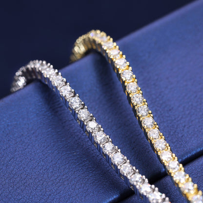 925 Silver Moissanite 2mm Tennis Bracelet TQB0289