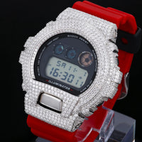 Iced Out Watch Bezel Case Compatible with DW6900 TQW0001